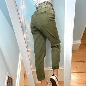 BERSHKA Army Green Pants